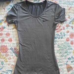 Nike Women's Charcoal Short Sleeve Tee